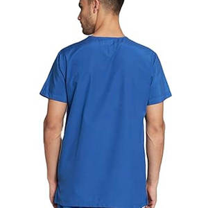 Conjunto de Uniformes Médicos de Alta Calidad 100% Algodón, Transpirables y Elegantes para Verano, Uniformes de Hospital con Color y Logotipo Personalizados - Product Image 3