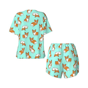 2025 nouveau t-shirt pour femmes personnalisé ensemble court vêtements 2 pièces ensembles entraînement pour vêtements d'été surdimensionnés - Product Image 5