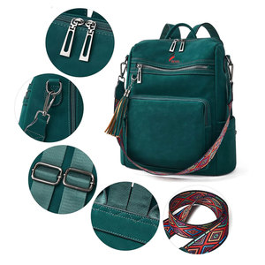 Design élégant sac à dos en cuir pour hommes d'affaires sac à dos de voyage en cuir de luxe pour hommes durable - Product Image 5