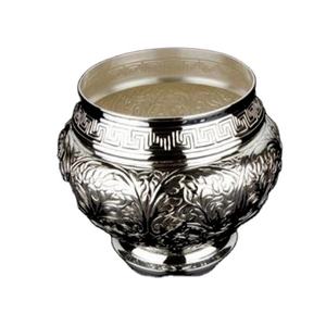 Cuencos modernos para la cocina, cuencos redondos de Metal plateado hechos a mano para servir fruta seca, restaurante, hogar, suministros para sopa y Hotel - Product Image 3