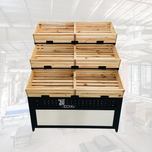 ADONG A42 Présentoir simple face OEM/ODM Support métallique pour fruits et légumes de supermarché pour épiceries - Product Image 1