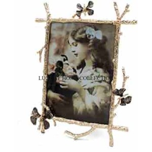 Cadre photo en bois fabriqué à la main avec un design texturé Cadre rustique ou vintage unique pour un encadrement en métal mémorable - Product Image 4