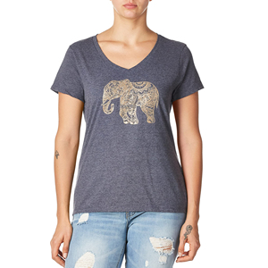 T-shirt en polyester pour femmes en gros, logo personnalisé, séchage rapide, t-shirt doux, t-shirt en mélange de polyester pour femmes, uni - Product Image 4