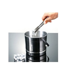 Cubo de hielo cilíndrico de acero inoxidable multiusos con enfriador de contenedor de hielo de aluminio Chapado en cobre - Product Image 2