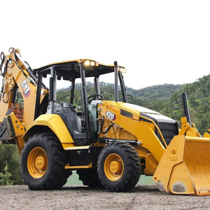 LIVRAISON GRATUITE CAT-420 Chargeuse-pelleteuse 4x4 homologuée EPA CE avec vérin hydraulique Eaton, moteur principal, pompe, boîte de vitesses et PLC. - Product Image 1