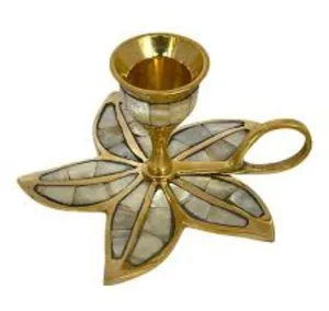 Portavelas Gold Tea Light/Centro de mesa para bodas y fiestas Portavelas votivo X-Mas - Product Image 1