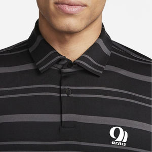 OEM personnalisé hommes respirant séchage rapide performance grande taille Golf pour chemise motif solide à manches courtes toile tissu Logo personnalisé - Product Image 3