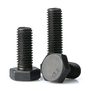 Cường độ cao cấu trúc Bolt Nut Rail DIN 933 Oxit Đen đầy đủ chủ đề hình lục giác đầu Bolt, Hex phẳng Đầu Nắp vít THV ốc vít - Product Image 5