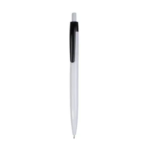 Personalized White <b>Snap</b> Pen with Colored <b>Clip</b> Promotional Customized Gadgets - Product Image 2