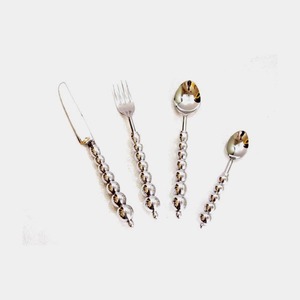 Suministro directo de fábrica al por mayor resistente de la India, cubiertos de Metal, juego de cubiertos de Acabado plateado para restaurante, uso doméstico - Product Image 6