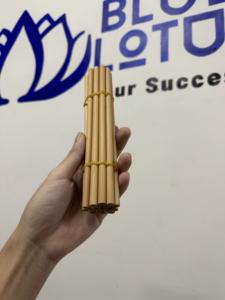 VENTE TOTALE PAILLE À BOIRE BIODÉGRADABLE PAILLE À BOIRE EN BAMBOU PAILLE À BOIRE FRAIS PRIX BON MARCHÉ DE BLEU LOTUS VIETNAM - Product Image 2