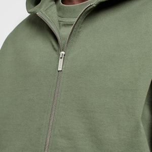 Logo2024 personalizado nueva moda hombres abrigo pareja Otoño/Invierno cremallera Sudadera con capucha - Product Image 5