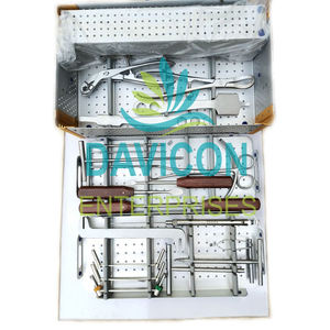 Juego de instrumentos ortopédicos de extremidades inferiores de fragmento grande de acero inoxidable de calidad superior, esterilizable Manual con certificación CE - Product Image 1