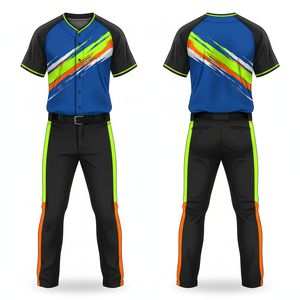 Uniforme de Béisbol de Alta Calidad al por Mayor, Personalizado, Sublimado, Ligero, de Malla - Product Image 2