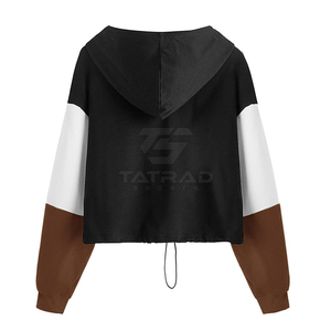 เสื้อฮู้ดครอปสั้นผู้หญิง สตรีทแวร์ ลดราคา ผ้าฝ้าย 100% คุณภาพสูง ระบายอากาศ กันลม ใส่สบาย ราคาสมเหตุสมผล สำหรับฤดูใบไม้ร่วง - Product Image 2