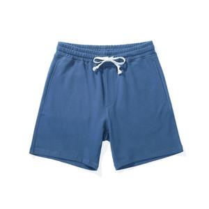 กางเกงขาสั้นลำลองผู้ชาย ผ้าโพลีเอสเตอร์/คอตตอน ระบายอากาศได้ดี ผ้าถัก สำหรับออกกำลังกาย เอวยางยืด มีเชือกผูก - Product Image 3