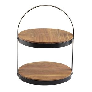 Shape Metal Eco-Friendly Dishwasher Safe Gold Colored Single <b>Tier</b> Display Stand for Wedding Birthday Party Use Handmade <b>Cake</b> - Product Image 2