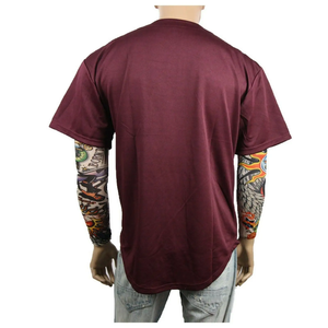 เสื้อเบสบอลและซอฟต์บอลผ้าเจอร์ซีย์ระบายอากาศเสื้อกีฬาพลัสไซส์ OEM พิมพ์ซับลิเมชันเสื้อเปล่าออกแบบได้ตามต้องการ - Product Image 3