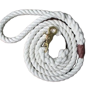 New Stylle Handmade Cotton Designer Collection Cotton Rope <b>Leash</b> - Natural (undyed) - Product Image 1