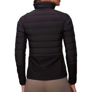 Chaqueta Híbrida de Invierno para Mujer, Estilo Urbano, con Cierre, Ajustada, Ligera, Acolchada, con Cuello Alto y Resistente al Viento - Product Image 4