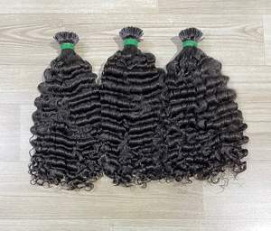 Cheveux Bouclés 100% Extensions de Cheveux Humains Vietnamiens Pas de Tissage Chimique Cheveux Cuticules Alignés Prix de Gros pour les Femmes Noires - Product Image 3