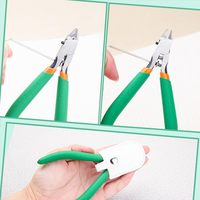 Pince coupante professionnelle ultra-mince de 5 pouces à lame unique, avec étui en cuir et clé hexagonale en acier au carbone – Vente en gros
