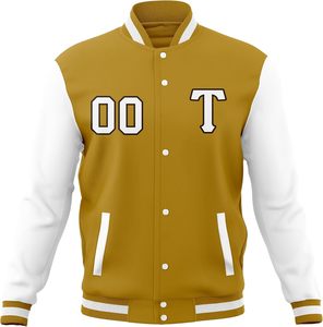 Veste universitaire pour homme de qualité supérieure en gros, manches en cuir véritable, laine épaisse, broderie - Product Image 2