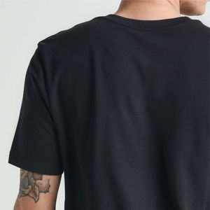 100% Cotton Unisex Plus Size Custom Logo Print T-<b>Shirt</b> with Knitted Fabric Loose Fit - Product Image 4