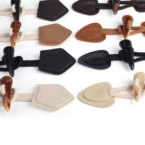 Professional Design Horn <b>Toggle</b> <b>Button</b> Classic Leather Coat Stitching Accessories <b>Buttons</b> - Product Image 1