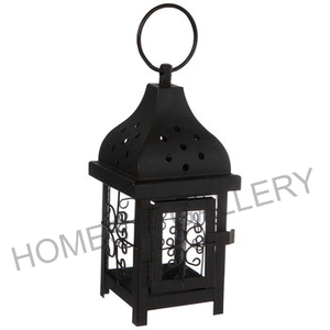 โคมไฟแก้วเหล็กทรงสูงทำด้วยมือโคมไฟแบบตั้งโต๊ะสำหรับงานแต่งงานคริสต์มาสทำด้วยมือมีสไตล์ - Product Image 5