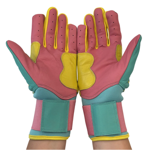 Gants de frappeur pour vêtements de sport de plein air Protection confortable des mains Gants de frappeur de baseball en cuir - Product Image 2