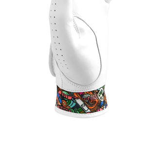 Guantes de golf para hombre con impresión de logotipo personalizado de mano izquierda y derecha Guantes de golf con impresión por sublimación hechos de cuero - Product Image 6