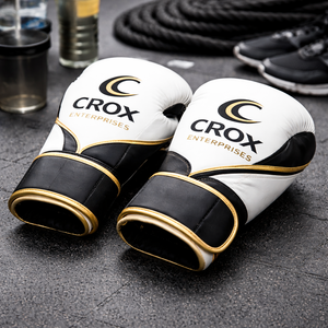 New Design Custom Lace-Up Adjustable Wrist <b>Strap</b> Boxing Gloves for Gym Use Professional Training Sparring Gloves PU Leather Crox - Product Image 3