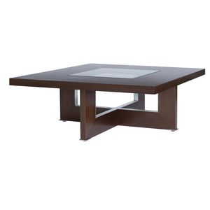 Mesa de Centro de Madera con Acabado Oscuro, Mueble de Sala de Estar con Color Intenso y Presencia Marcante para un Estilo Interior Dramático - Product Image 4