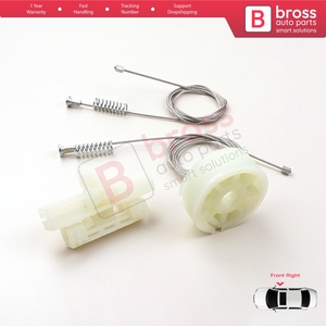 Kit de réparation de lève-vitre avant droit BWR925 pour Fiorino Qubo MK3 225 Bipper Nemo AA 2008-2024 MPV Van 9222EN - Product Image 4