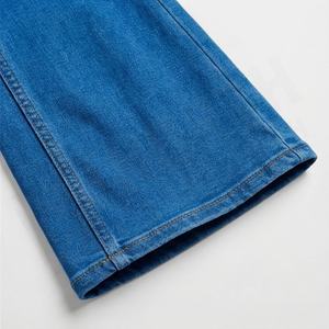 Meilleur design, dernière arrivée, pantalon évasé en denim pour femmes, coupe-vent, couleur personnalisée, pantalon évasé, vêtements décontractés, coton respirant - Product Image 5
