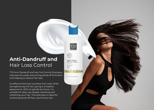 Champú Anticaspa y Anticaída TTO Clinic 500ml con Biotina, Queratina, Ginseng y Aceite de Árbol de Té para un Cuidado Capilar Fuerte y Saludable - Product Image 3