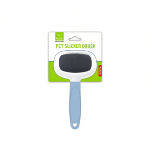 Cepillo Slicker para Mascotas de un Solo Color con Mango y Cuentas, Venta al por Mayor, Producto del Fabricante para el Cuidado de Perros y Gatos - Product Image 2