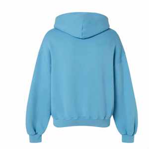 Sudadera con capucha de invierno de algodón francés de peso pesado para hombre, diseño de hombro caído de gran tamaño de alta calidad, bordado 100% algodón liso, 2 uds. - Product Image 2