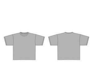 T-shirt à manches courtes en coton épais 230g pour hommes T-shirt à manches courtes en pur coton ample de couleur unie - Product Image 3