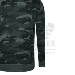 Sudaderas de Camuflaje para Hombre de Alta Calidad en Algodón Básico, Sudadera Combinada con Impresión de Logotipo Personalizable, Sudaderas de Camuflaje para Hombre - Product Image 4
