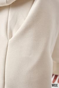 Survêtement deux pièces en coton 100% surdimensionné pour l'hiver 2023, taille plus, avec pantalon de jogging à revers brossé, sweat-shirt à grammage élevé, article personnalisé OEM - Product Image 6