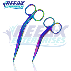 Faire propre meilleur fournisseur en acier inoxydable bonne vente soins des plaies utiliser des ciseaux à pansement chirurgical par REEAX ENTREPRISES - Product Image 5