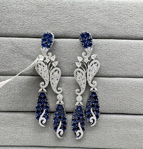Boucles d'oreilles tendance pour femmes et filles Bijoux en laiton à la mode pour les fêtes de fiançailles et d'anniversaire - Product Image 2