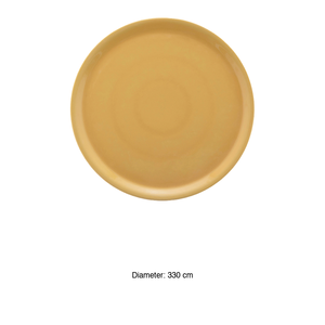 Plato para Pizza Saturnia Napoli Color Giallo 33 cm para Restaurante, Catering, Suministros para Hoteles, Venta al por Mayor - Product Image 3