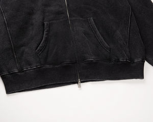 Sweat à capuche zippé en polaire 100% personnalisé pour homme de haute qualité avec broderie personnalisée, anti-boulochage, vêtements d'hiver, meilleur prix - Product Image 6