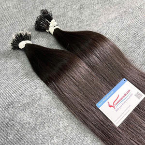 Extensiones de Cabello Humano Vietnamita con Anillas Nano, Cabello Virgen con Cutícula Alineada, Super Doble Trama, Liso Sedoso - Product Image 4