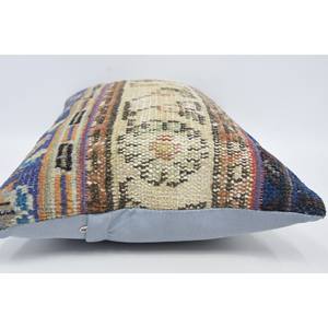 หมอนขนสัตว์โบฮีเมียนแบบวินเทจ16X24นิ้วสีเบจ - Product Image 5