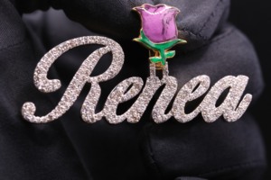 Colgante de Acero Inoxidable con Diamantes de Imitación, Estilo Hip Hop, Personalizado y Moderno - Product Image 4