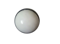 Ensemble de balles de cricket durables de couleur blanche, 100% caoutchouc, 4 pièces, balles de pratique de haute qualité pour l'extérieur, marque HRM, HRM-FVXF-7568
